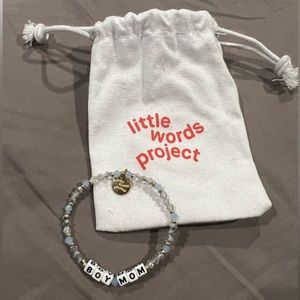 Little words project “boy mom” bracelet. Never worn !!